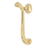 Scroll Door Knocker - 135mm - Polished Brass - tradefit - 1