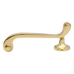 Scroll Door Knocker - 135mm - Polished Brass - tradefit - 2