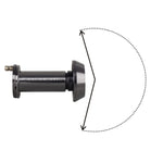 Fire Rated Door Viewer 200 Degree Glass Lens - 14mm Dia. - 35 - 55mm Doors - Black Nickel - tradefit - 4