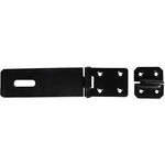 Safety Pattern Hasp & Staple - 6 inch - Black - tradefit - 2