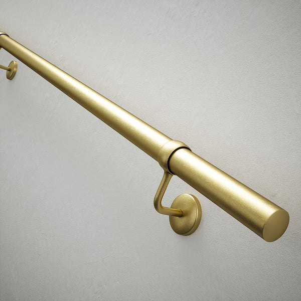 Handrail Kit - Interior Use - 3600mm - Satin Brass - tradefit - Featured Image