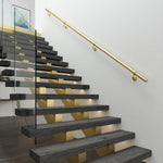 Handrail Kit - Interior Use - 3600mm - Satin Brass - tradefit - 3