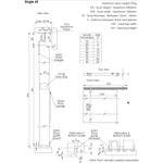 Top Hung Single Wardrobe Sliding Door System To Suit 600mm Opening - tradefit - 6