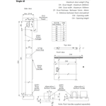 Top Hung Single Wardrobe Sliding Door System To Suit Max 750mm Opening - tradefit - 6