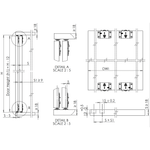 Top & Bottom Rolling Triple Wardrobe Door System To Suit 3m Opening With Soft Close and Soft Open - tradefit - 6