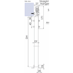 Barn Sliding Door System - 2.0m - Matt Black - With Soft Close - tradefit - 3