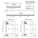 Concealed Sliding Folding Wardrobe Door Kit - 4 Door kit - To Suit 3m Opening - tradefit - 2