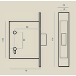 Phlexicare RADAR Lock Set For Disabled Toilets - Left Hand - tradefit - 6