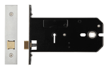 Horizontal Latch Case - 127mm Case / 102mm Backset - Satin Stainless - tradefit - 1