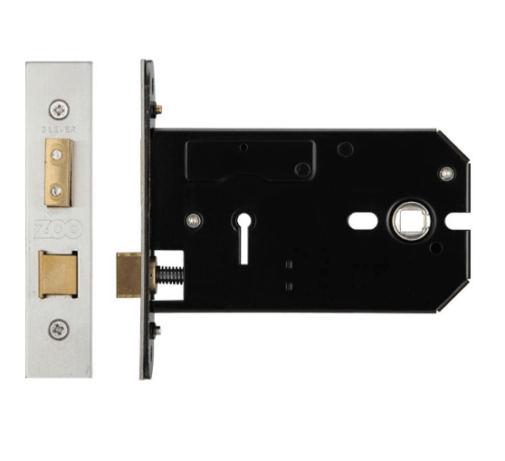 Horizontal Sashlock Case - 127mm Case / 102mm Backset - Satin Stainless - tradefit - Featured Image