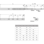 Ball Bearing Soft Close Push Open Drawer Slide 45x550mm 35kg max - tradefit - 8