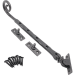 Curly Tail Casement Window Stay - 250mm - Black Antique Iron - tradefit - 2