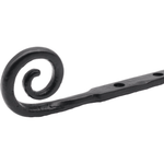 Curly Tail Casement Window Stay - 250mm - Black Antique Iron - tradefit - 3