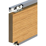Top Hung Straight Sliding Single Door Kit - Max Weight 50kg - Max Door Width 1200mm - 2.4m Track - tradefit - 6