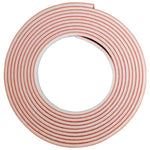 Surface Self Adhesive Intumescent Fire Door Seal Strip - Fire Smoke & Draughts - 5.2m - White - tradefit - 8
