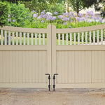 Cane Garage Gate Drop Bolt - 300mm - Black - Pack 1 - tradefit - 6