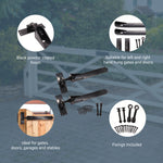 Adjustable Hook and Band Gate Hinge Set - 350mm / 14