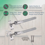 Adjustable Hook and Band Gate Hinge Set - 750mm / 30