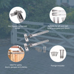 Adjustable Hook and Band Gate Hinge Set - 750mm / 30