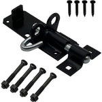 Heavy Duty Brenton Gate Padbolt - 100mm / 4 inch - Black - tradefit - 1