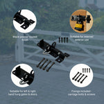 Heavy Duty Brenton Gate Padbolt - 100mm / 4 inch - Black - tradefit - 3