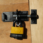 Heavy Duty Brenton Gate Padbolt - 100mm / 4 inch - Black - tradefit - 7