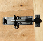 Heavy Duty Brenton Gate Padbolt - 150mm / 6 inch - Black - tradefit - 5