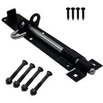 Heavy Duty Brenton Gate Padbolt - 200mm / 8 inch - Black - tradefit - 1