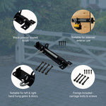 Heavy Duty Brenton Gate Padbolt - 200mm / 8 inch - Black - tradefit - 3