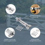 Heavy Duty Brenton Gate Padbolt - 200mm / 8 inch - Galvanised - tradefit - 3