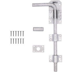 Gate Garage Drop Down Bolt Fixings & 2 Socket Types - 300mm / 12 inch - Hot Dip Galvanised - tradefit