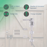 Gate Garage Drop Down Bolt Fixings & 2 Socket Types - 300mm / 12 inch - Hot Dip Galvanised - tradefit - 2