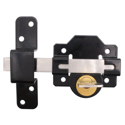 Timber Gate Lock Long Throw Bolt Suit Gates to 50mm Thick - tradefit