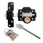 Long Throw Gate Lock & Pull Handle - Double Locking - 50mm - tradefit - 7