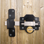 Timber Gate Lock Long Throw Bolt Suit Gates to 50mm Thick - tradefit - 5