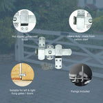 Kick Over Stable Door Latch - 240mm - Hot Dip Galvanised - tradefit - 4