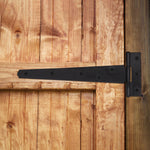 Medium Duty Gate Tee Hinges - 254mm / 10 inch - Black - Pair - tradefit - 5