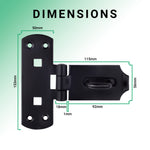 Vertical Hasp & Staple - 6