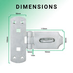 Vertical Hasp & Staple - 6