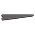 Twin Slot Shelving - Bracket - Black - 220mm