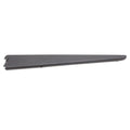 Twin Slot Shelving - Bracket - Black - 320mm