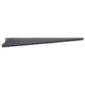 Twin Slot Shelving - Bracket - Black - 470mm
