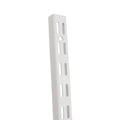 Twin Slot Shelving - Upright - White - 1600mm