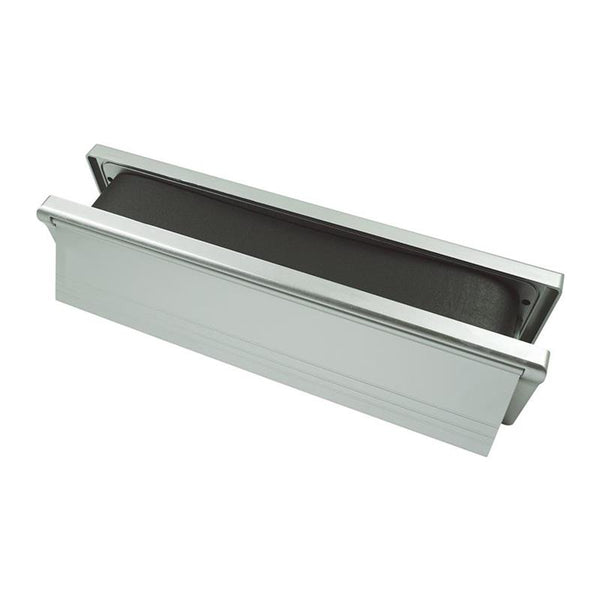 FD60 Fire Rated Telescopic Draught Proof Letter Plate - 300mm - Satin Anodised Aluminium - tradefit - Featured Image