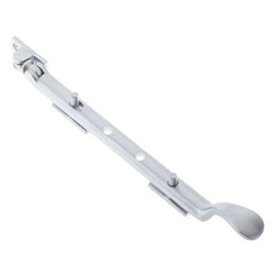Victorian Casement Window Stay - 250mm - Satin Chrome - tradefit
