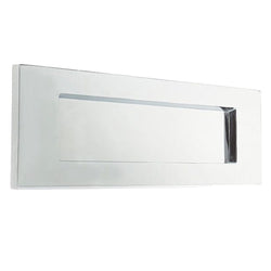 Victorian Letter Plate - 355x115mm - Polished Chrome - tradefit