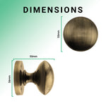 Victorian Antique Brass Mortice Door Knob - tradefit - 3