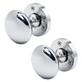 Victorian Polished Chrome Mortice Door Knob