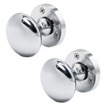 Victorian Polished Chrome Mortice Door Knob - tradefit - 1