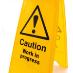 A - Board Caution Work in Progress 620x290mm - tradefit - 6